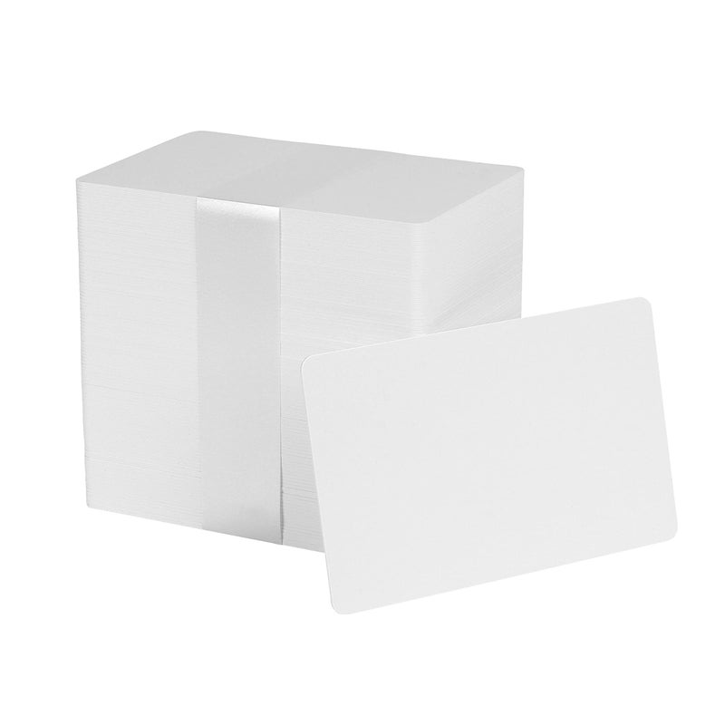 easyIDea Pack of 100 White CR80 PVC Cards | 30 mil by easyIDea - Image 1